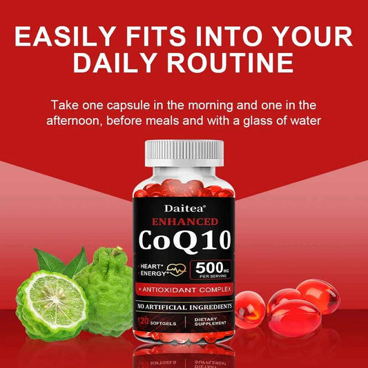 CoQ10 500mg, Supports Heart Health