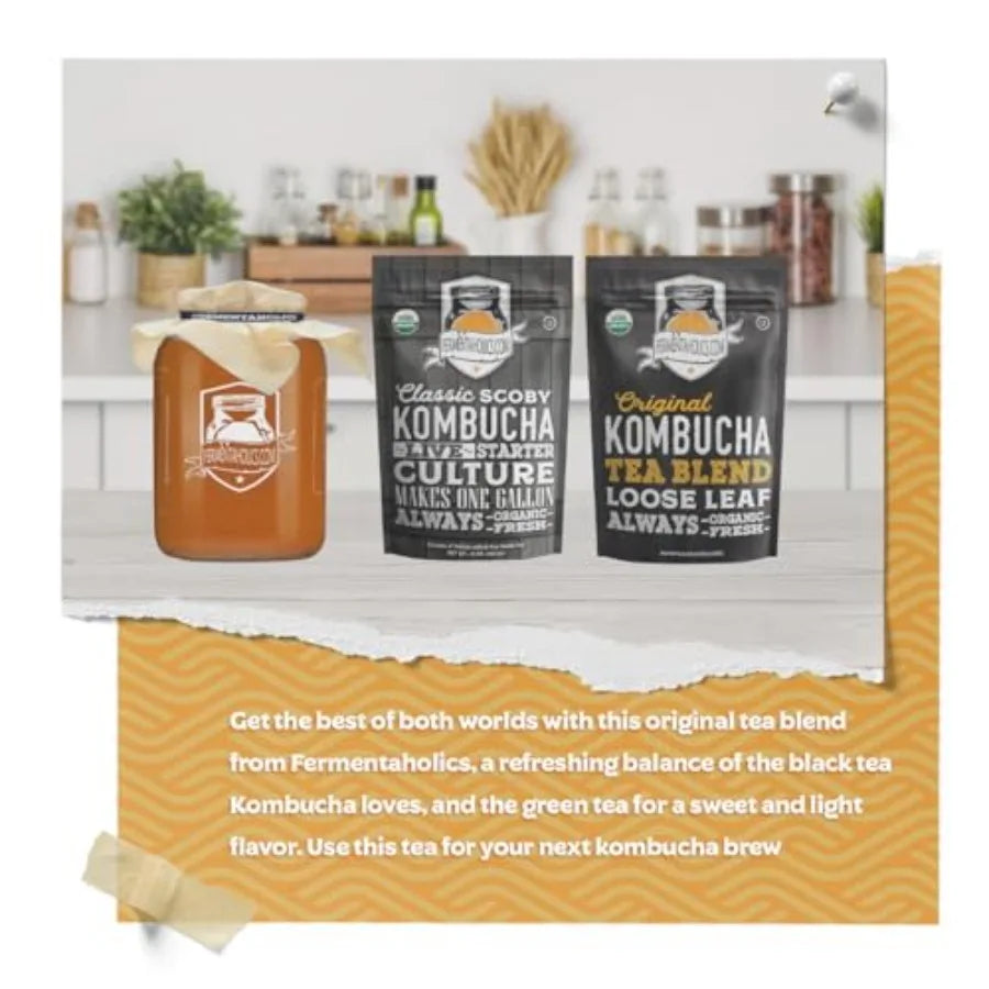 USDA Certified Organic Kombucha Tea Blend