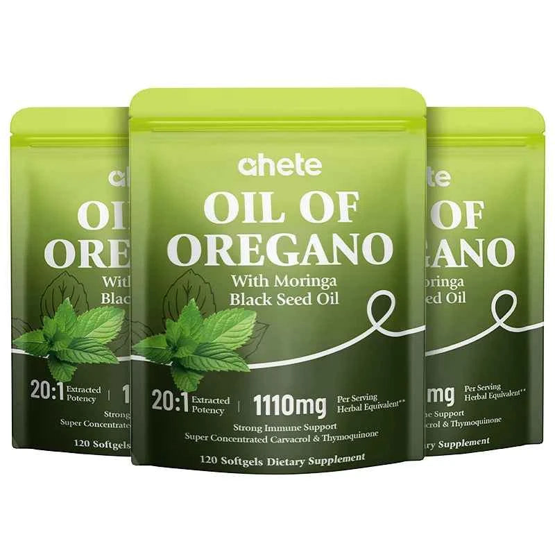 Oil of Oregano with Moringa Black Seed Oil Softgels