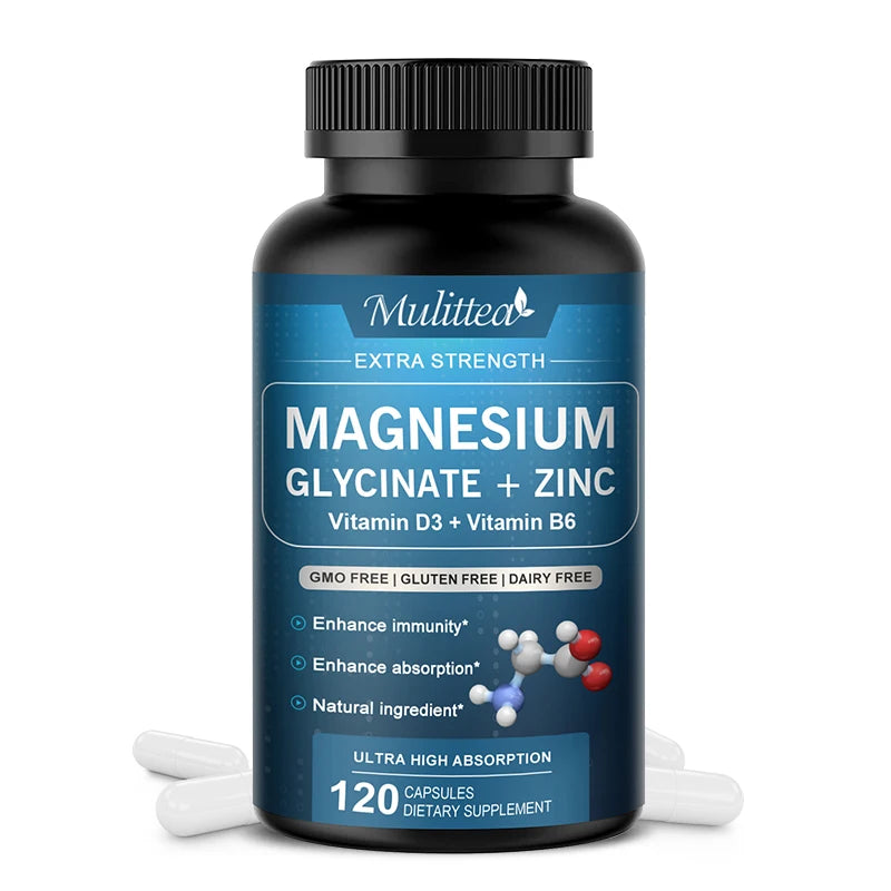Mulittea 500mg Glycine Magnesium with Zinc