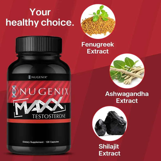 Nugenix Maxx - Male Performance, Endurance, Muscle, Hormone Boosting Formula