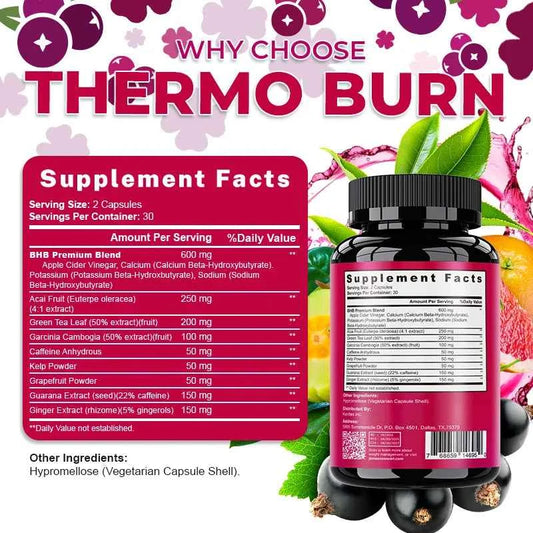 Thermo Burn BHB Dietary capsules