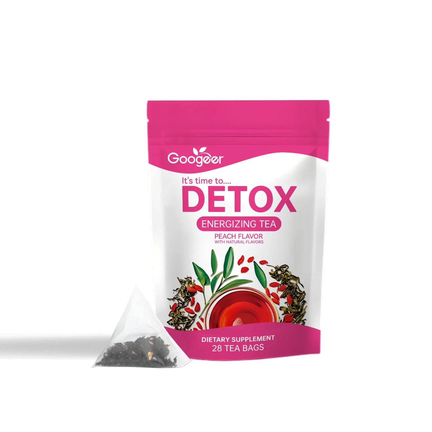 Googeer 28pcs Herbal Detox Weight Loss Tea