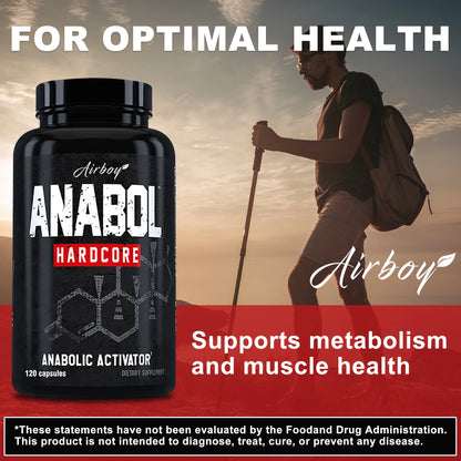 Anabol Hardcore Supplement  Build Lean, Firm, High-quality Muscle,