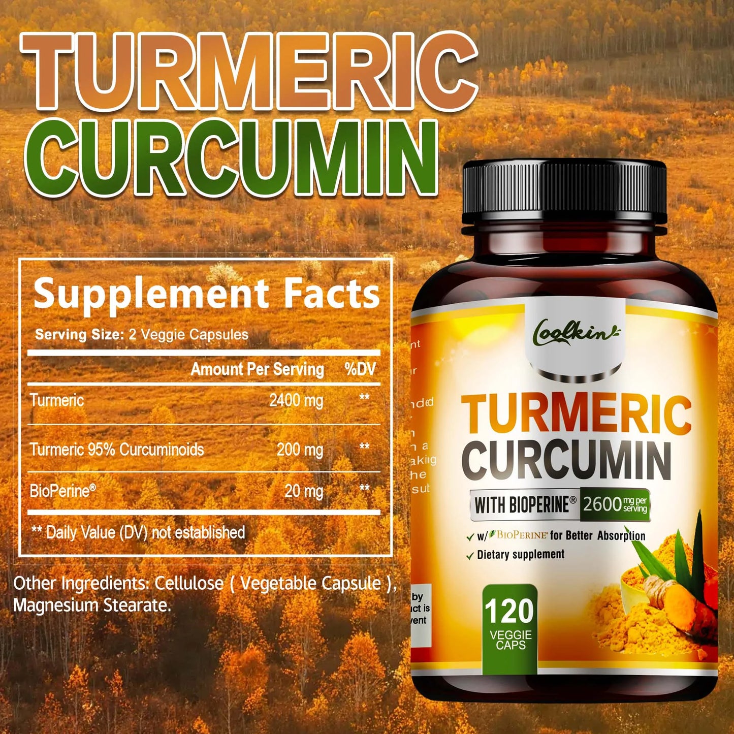 Turmeric Curcumin - Joint & Digestion Health