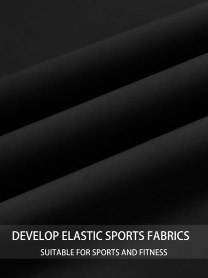 1PC Women’s Plus Size High-Waisted Black Yoga Leggings,