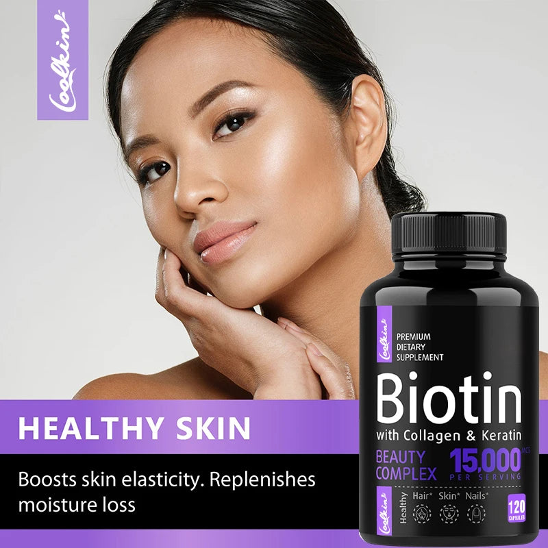 Biotin Collagen Capsules - 120 Capsules