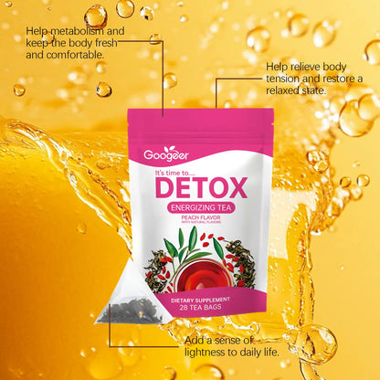 Googeer 28pcs Herbal Detox Weight Loss Tea