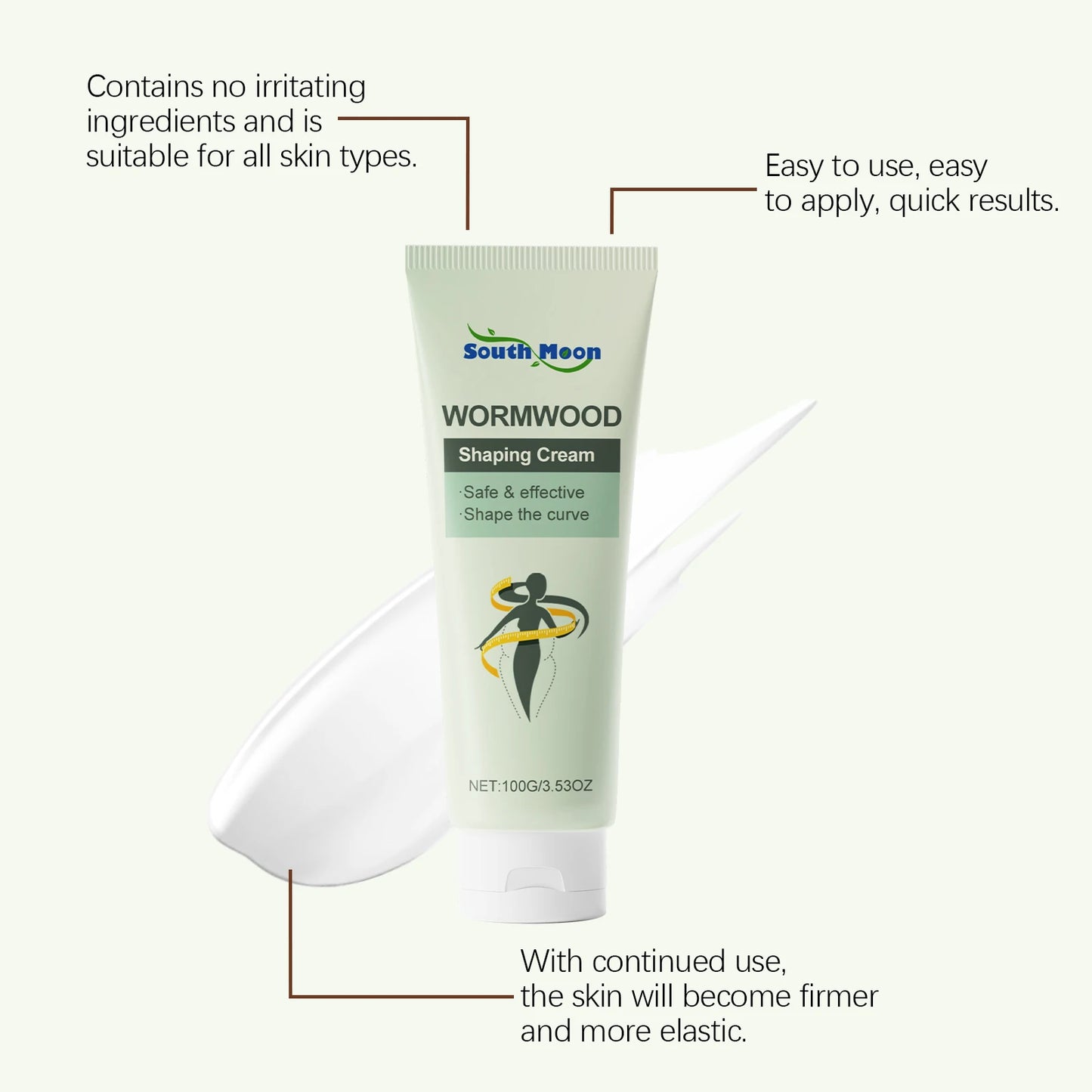 South Moon Wormwood Body Shaping Cream