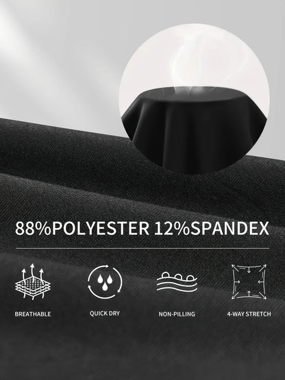 1PC Women’s Plus Size High-Waisted Black Yoga Leggings,