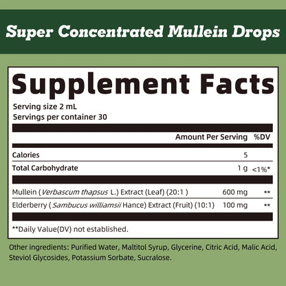 GPGP Greenpeople 60ML Mullein Drops