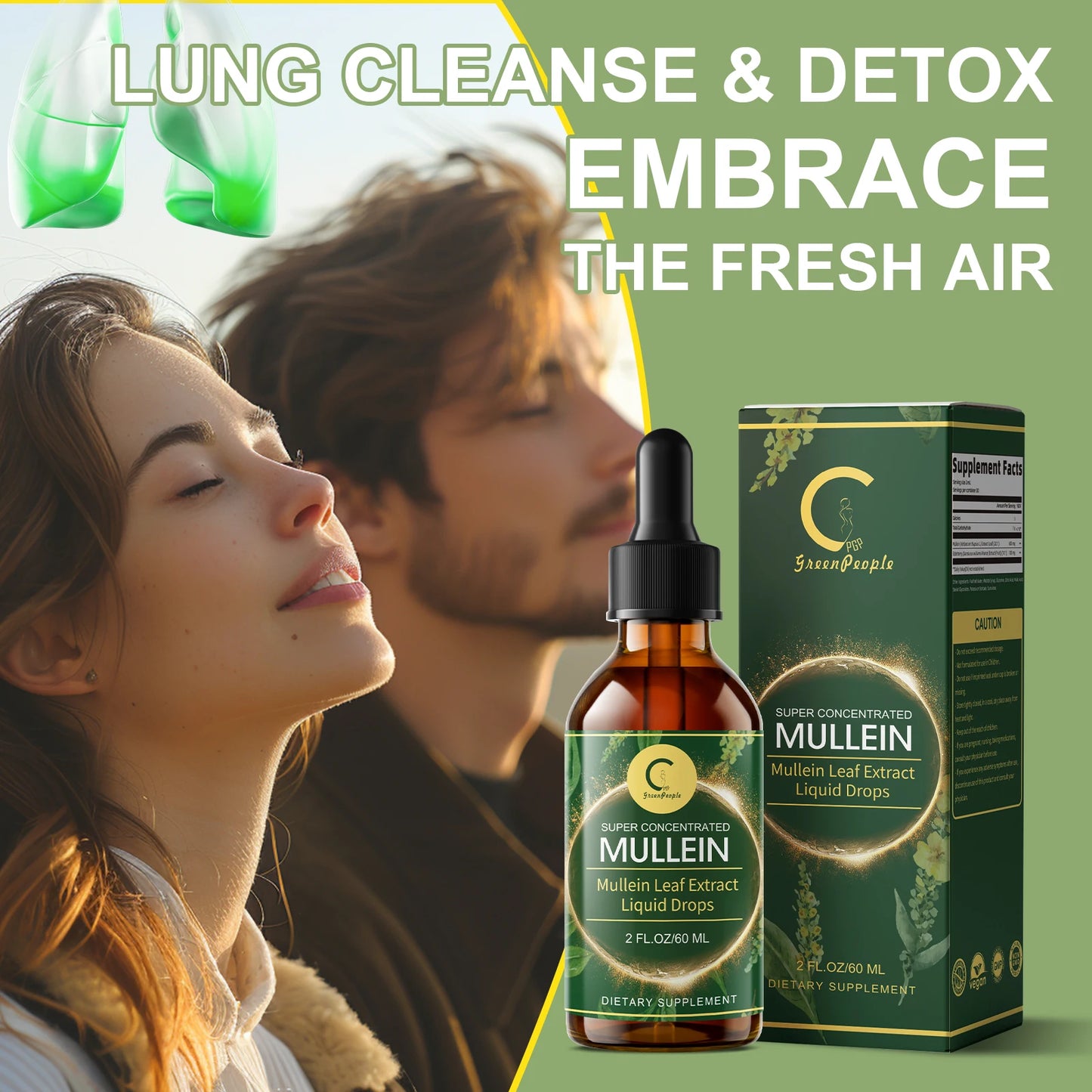 GPGP Greenpeople 60ML Mullein Drops