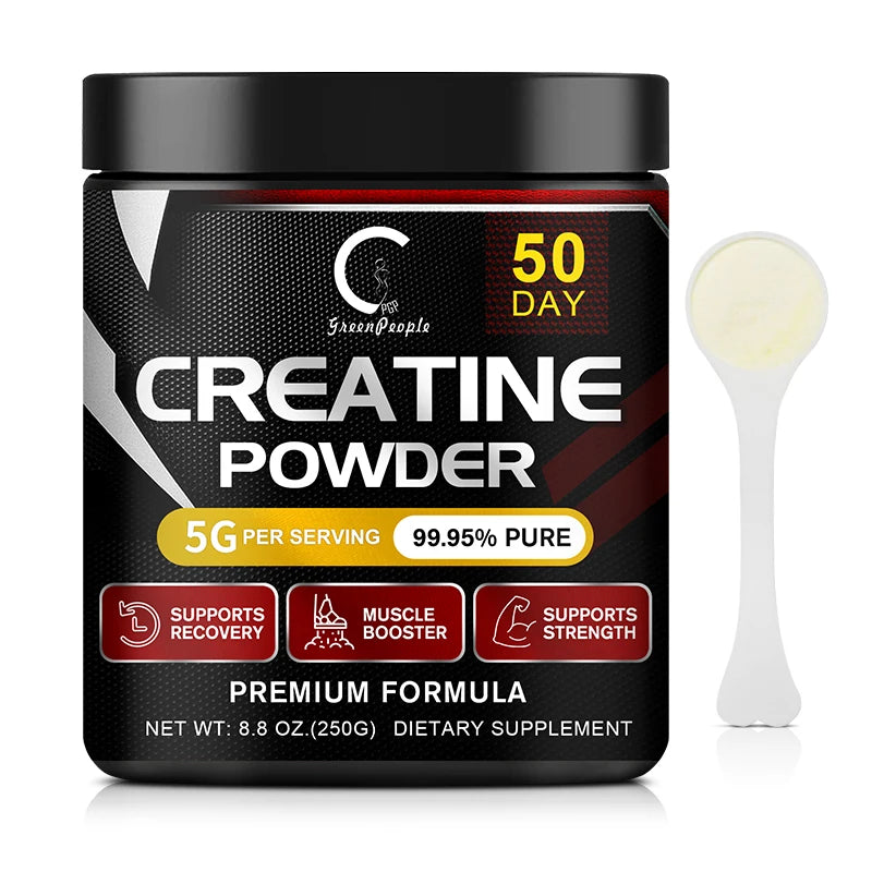 Creatine Monohydrate Powder - Muscle Recovery Men & Women Workout Supplements