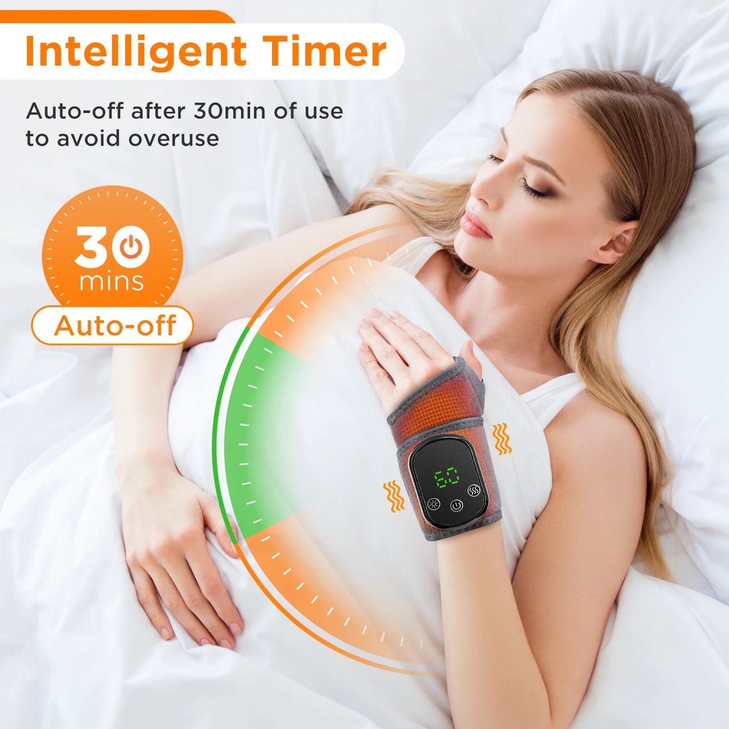 Electric Heating Wrist Massager