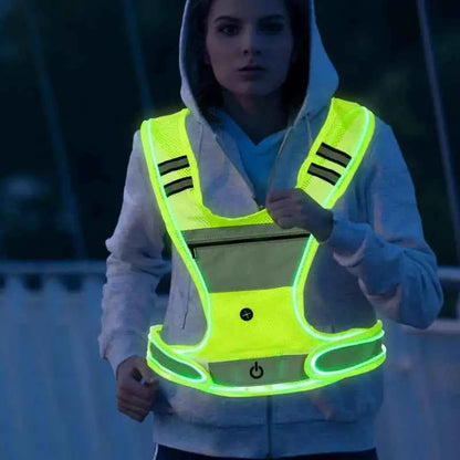 Night Running LED Reflective vest