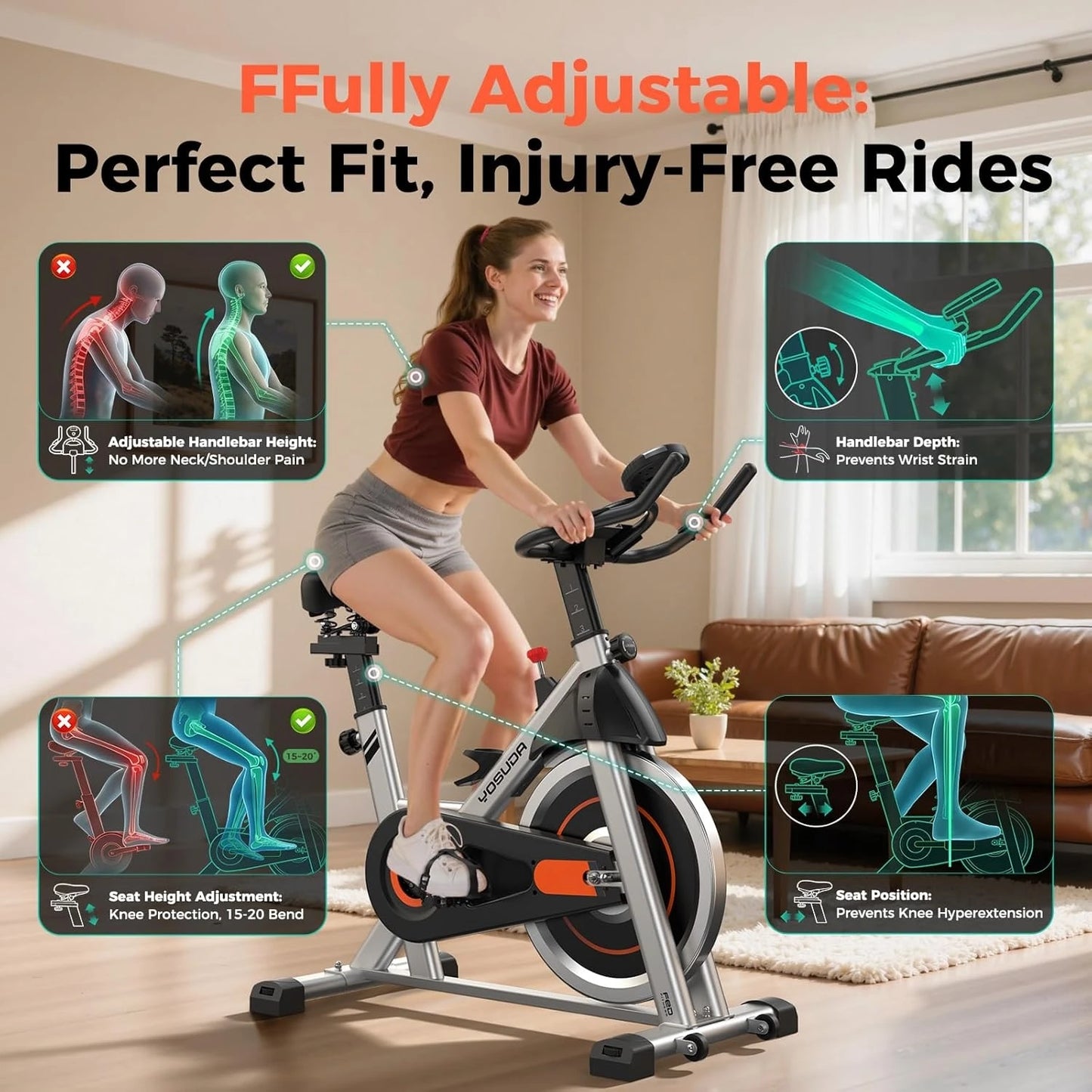YOSUDA Exercise Bike