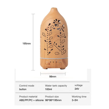 Ultrasonic Essential Oil Diffuser with LED lights 100ml Water Tank