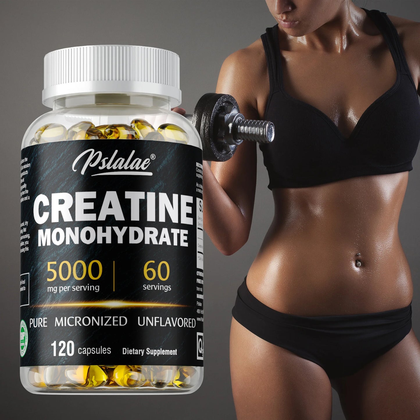 Creatine Monohydrate - Build Muscle, Improve Athletic Performance, Improve Energy Endurance , Promote Recovery