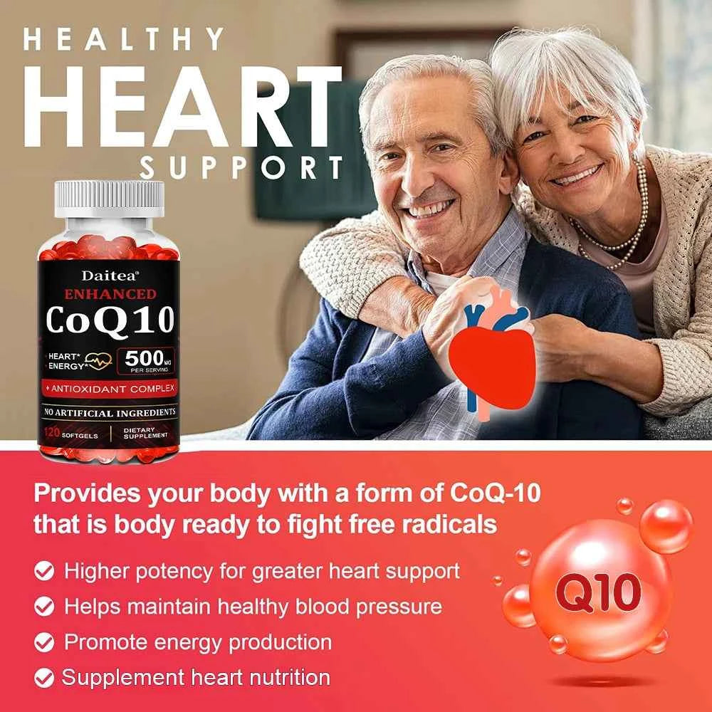 CoQ10 500mg, Supports Heart Health