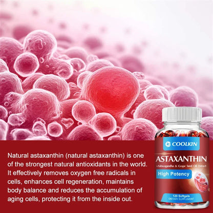 Astaxanthin 24mg - Remium Antioxidant - 120 Capsules