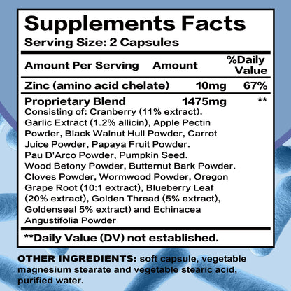 Parasite Blast Detox Complex - 120 Capsules