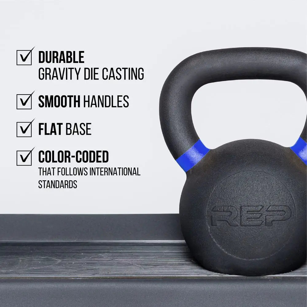 Kettlebell Set and Singles, 4kg to 24kg, 9lb to 53lb Weight Range