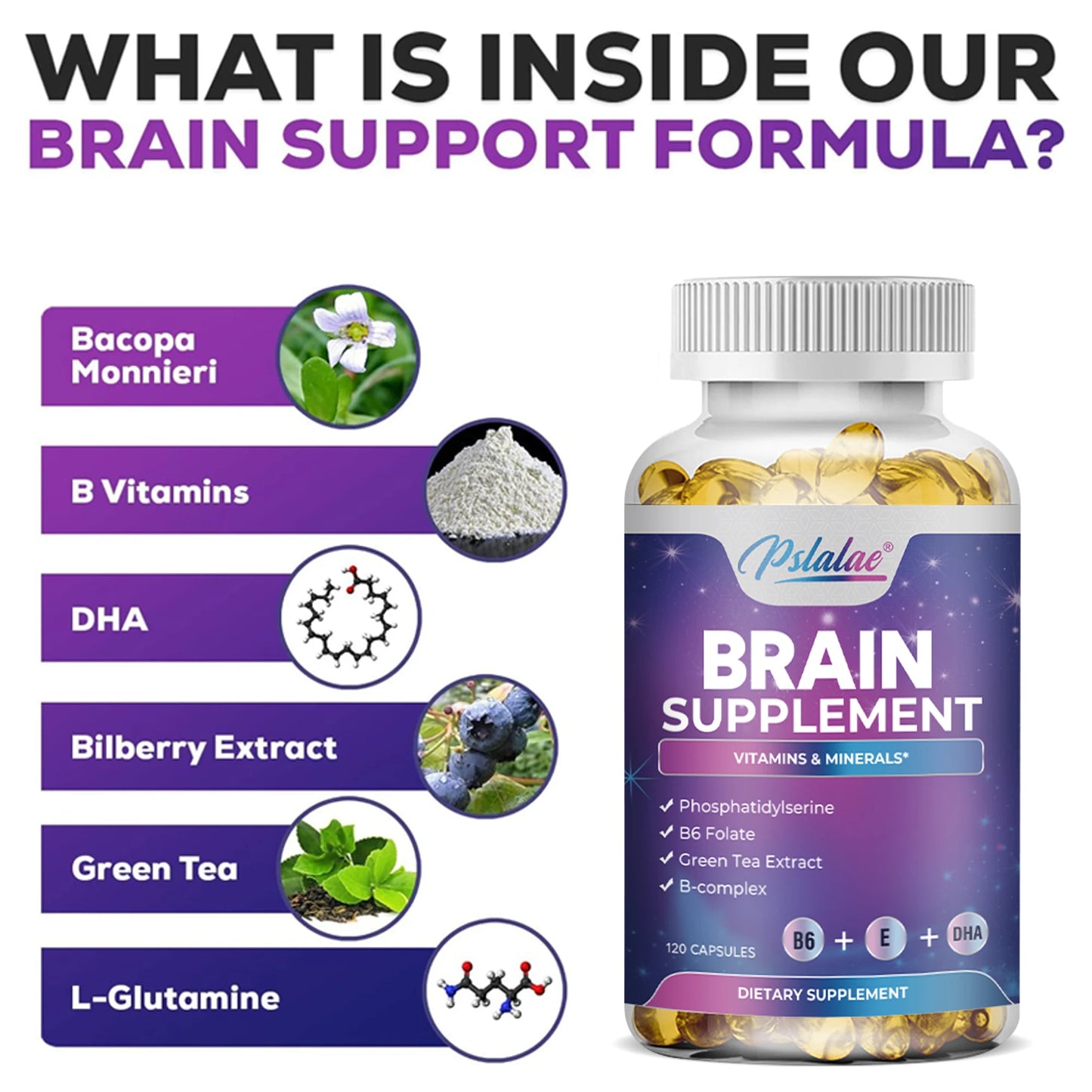 Brain Supplement - 120 Capsules