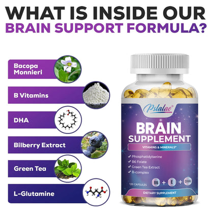 Brain Supplement - 120 Capsules