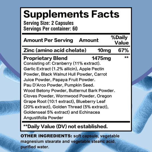 Parasite Blast Detox Complex - 120 Capsules