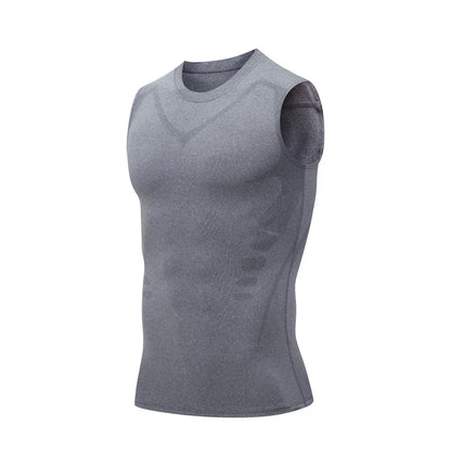 Mans Compression Tank Top Men Gym Shirt Sleeveless