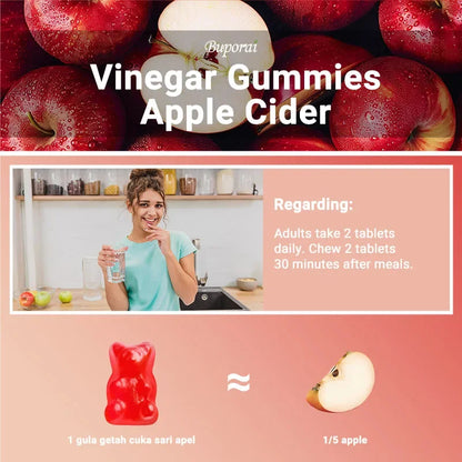 Apple Cider Vinegar Gummies - Stay in Shape, Weight Management, Metabolism and Detoxification, Weight Loss - 60pcs