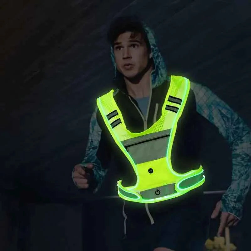 Night Running LED Reflective vest