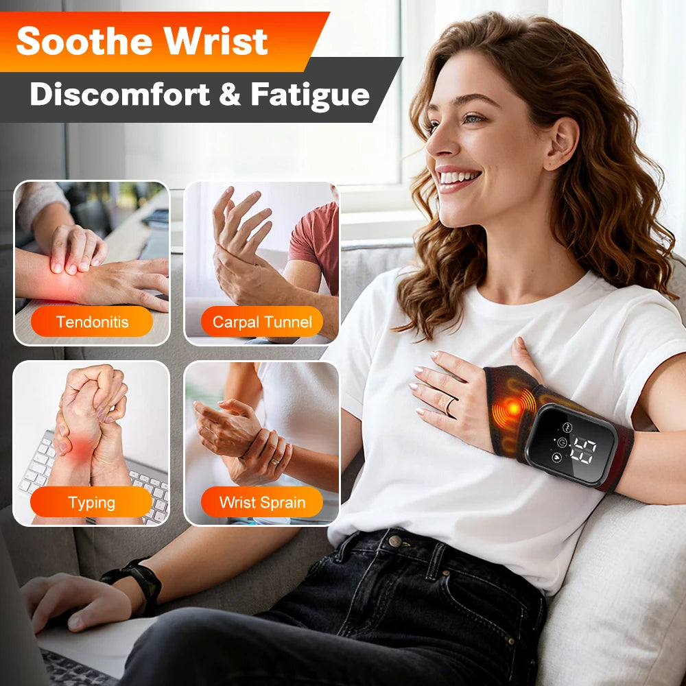 Electric Heating Wrist Massager