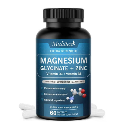 Magnesium capsule with Zinc,Vitamin D3 B6