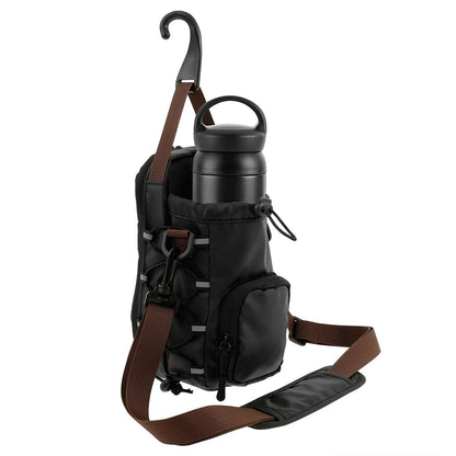 Magnetic Gym Sling Bag with Water Bottle Holder