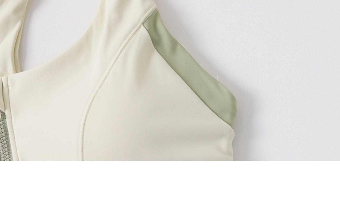 New Design Summer One-Piece High-Strength Shock-Proof Sports Underwear Vested Front Zipper  Yogo Sports Bra