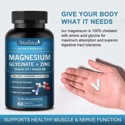 Mulittea 500mg Glycine Magnesium with Zinc