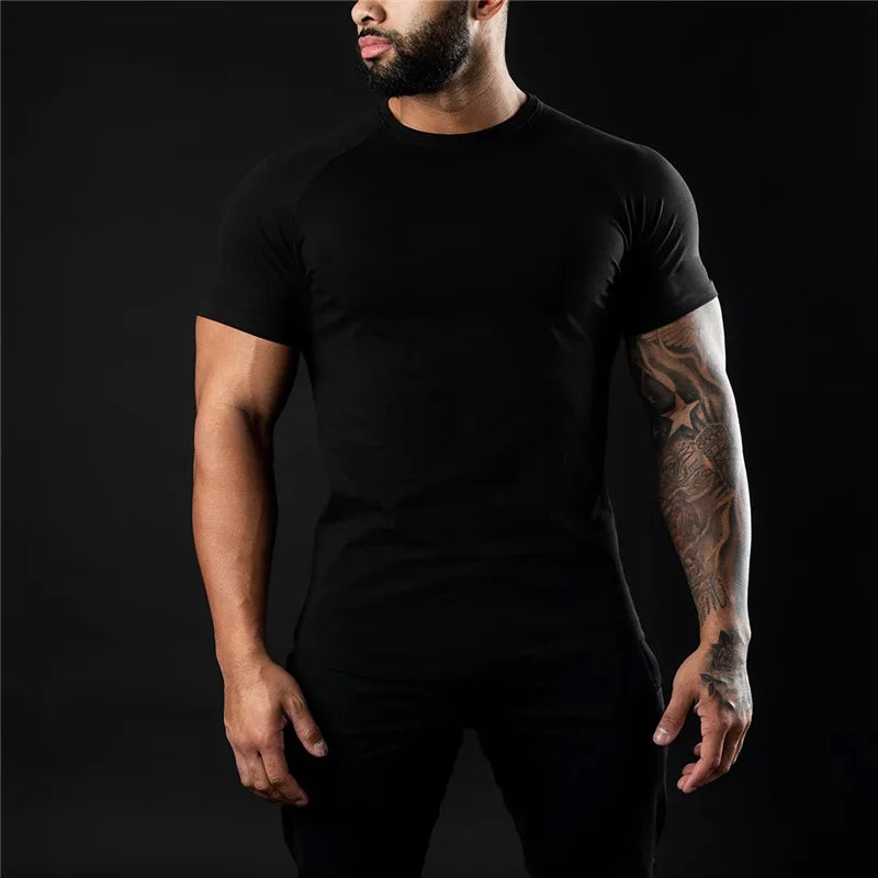 Plain Gym T-shirt Men