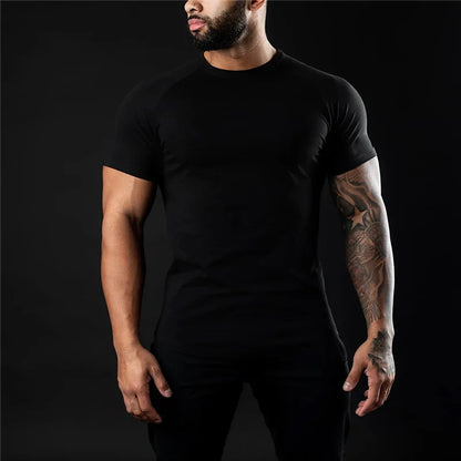 Plain Gym T-shirt Men