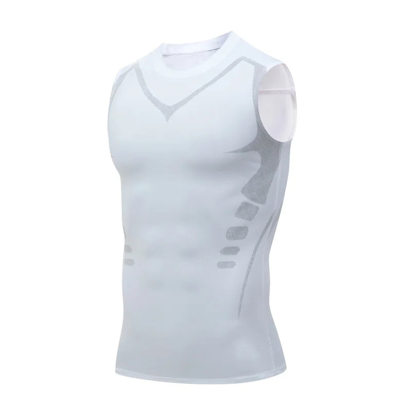 Mans Compression Tank Top Men Gym Shirt Sleeveless