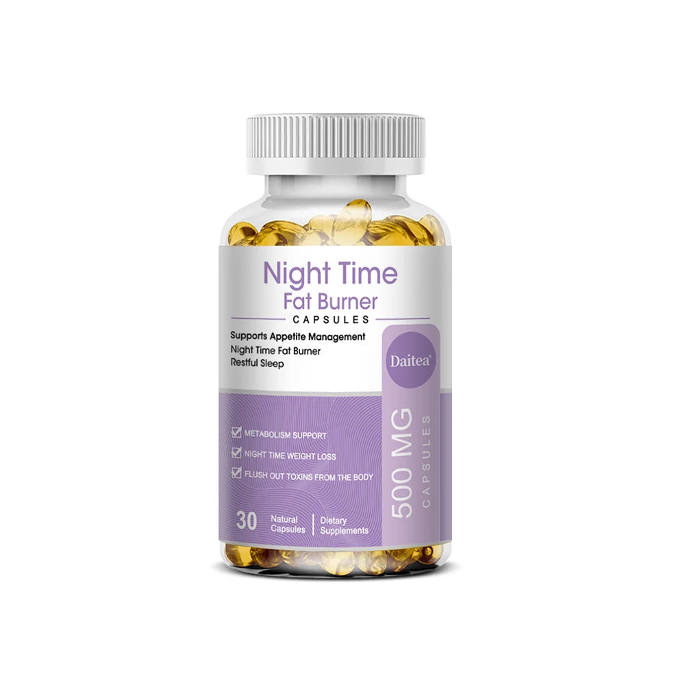 Nighttime Fat Burner, Boosts Metabolism, Weight Management, Improves Sleep