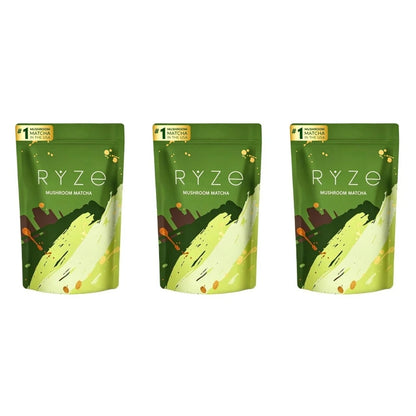 Mushroom Matcha Powder Organic with 6 Adaptogenic Mushroom Blend Matcha and Blue Spirulina