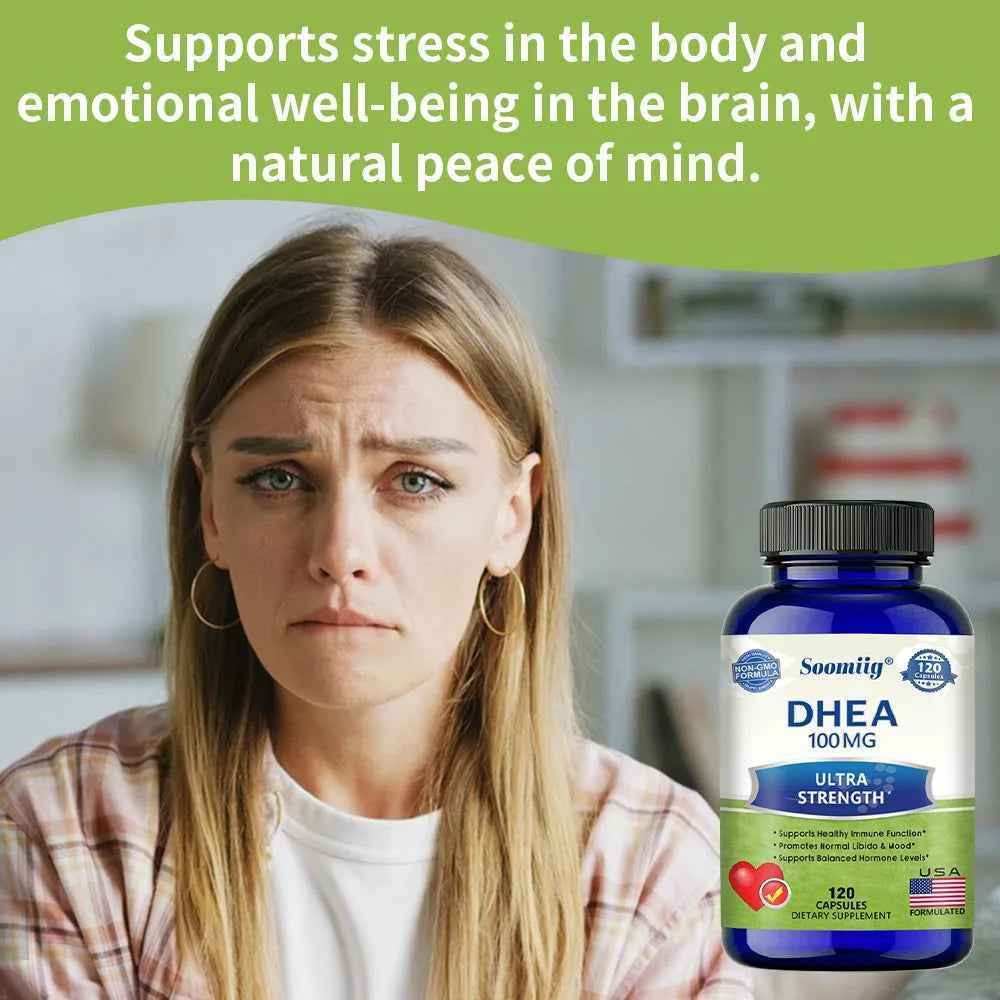 DHEA Nutritional Supplement 
Supports Healthy Metabolism, Brain, Immune Function and Pure Energy