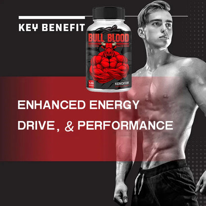 Maca Root, Saw Palmetto, Tribulus Extract - 120 Capsules