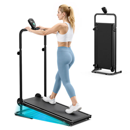 Akluer Non-Motorized Foldable Workout Treadmill