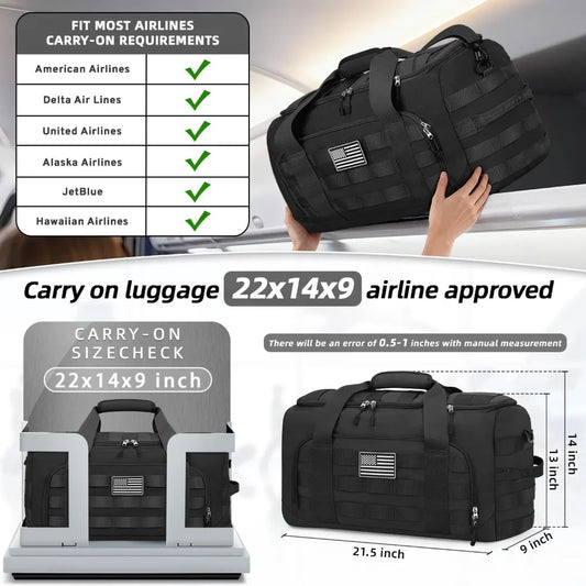 Tactical Gym Bag, 3-in-1 Sports Bag