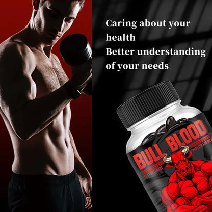 Maca Root, Saw Palmetto, Tribulus Extract - 120 Capsules