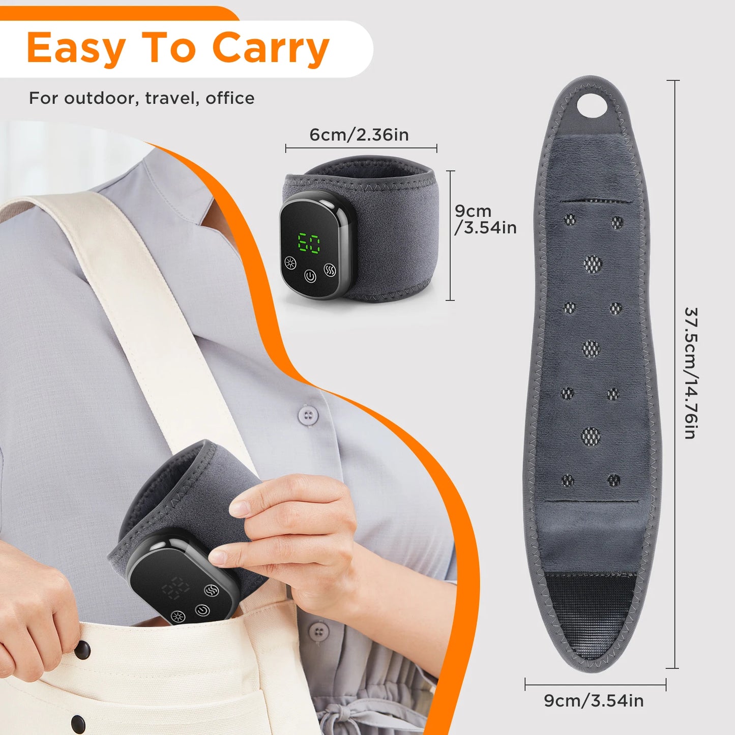 Electric Heating Wrist Massager