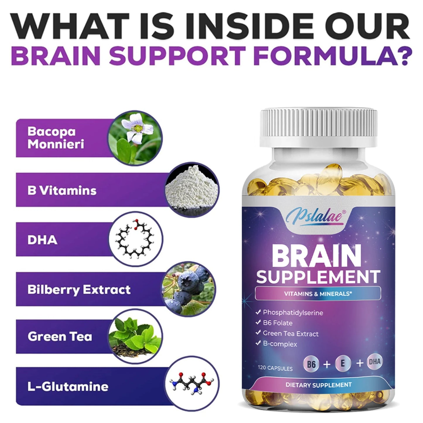 Brain Supplement - 120 Capsules