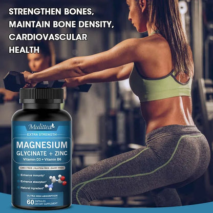 Magnesium capsule with Zinc,Vitamin D3 B6